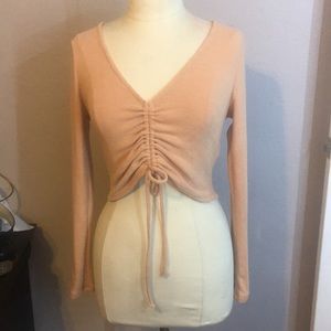 Peach crop top from Forever 21 never worn original